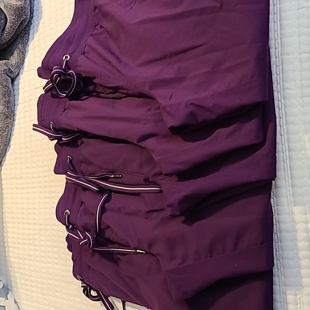 Healing Hands Purple Scrub Bottoms